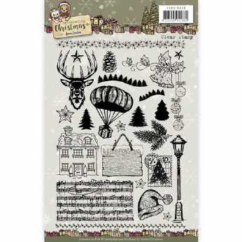 Yvonne Creations Clearstamp Celebrating XMas