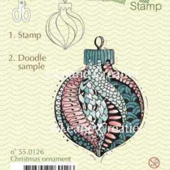 Doodle Stamp Christmas Ornament