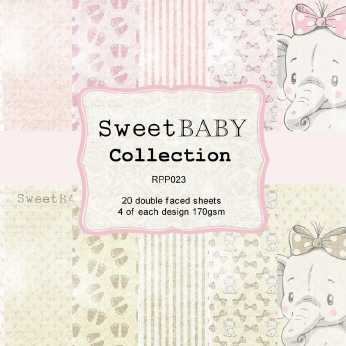 Reprint Paper Pack Sweet Baby Collection pink 6x6