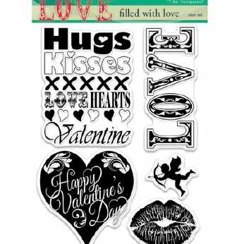 Penny Black Textstempel All about love