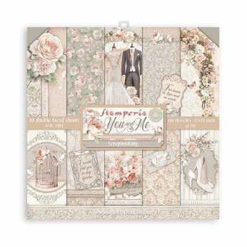 Stamperia Paper Pad You and Me 12x12"