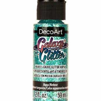 DecoArt Galaxy Glitter Aqua Meteor