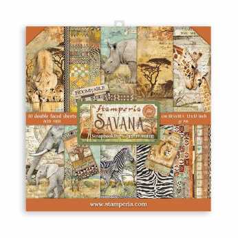 Stamperia Paper Pad Amazonia 12x12"