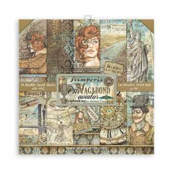 Stamperia Paper Pad Garden House 12x12"