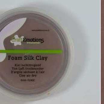 CraftEmotions Foam Silk Clay braun