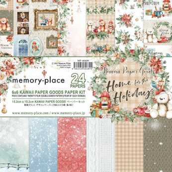 Memory Place Paper Pad Home for the holidays 6x6"