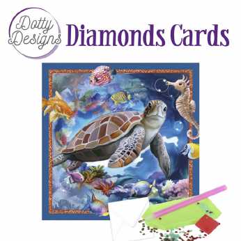 Diamond Cards Sea Turtle