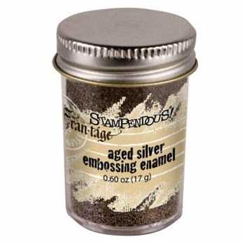 Aged silver embossing Enamel