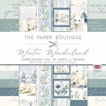 The Paper Boutique Winter Wonderland 8x8"