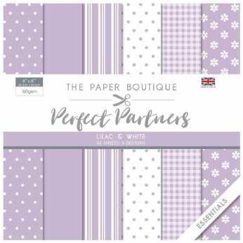 The Paper Boutique Paper Pad Lilac & White