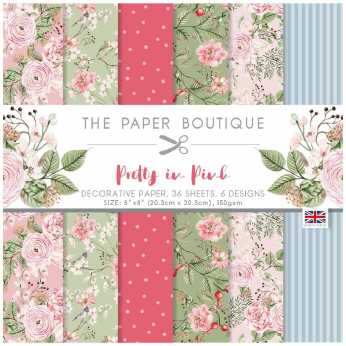 The Paper Boutique Pretty in Pink 8x8"