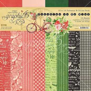 Graphic45 Sunshine on my mind Patterns Pack 12x12"