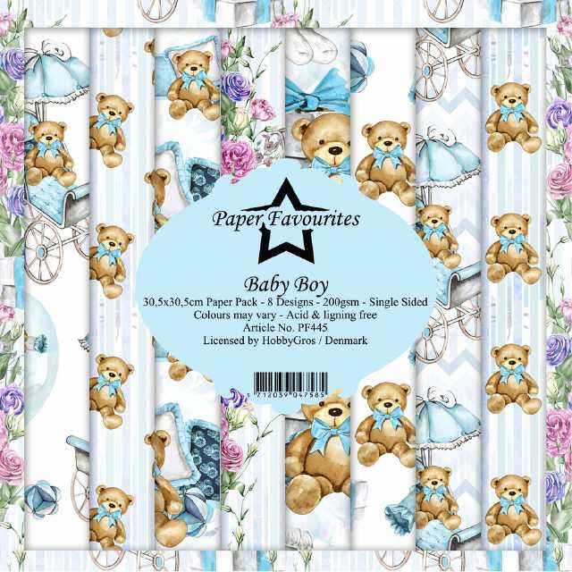 Paper Favourites Paper Pad Baby Boy 12x12"