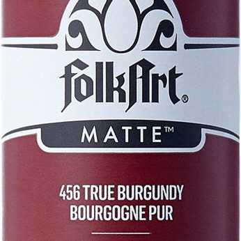 Folkart Acrylic Matte True Burgundy