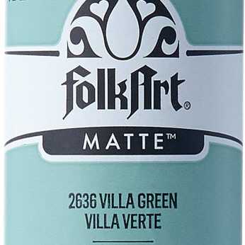 Folkart Acrylic Matte Villa Green
