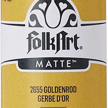 Folkart Acrylic Matte Goldenrod