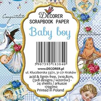 Decorer Mini Paper Pack Baby Boy
