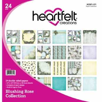 Heartfelt Creations Paper Pad Blushing Rose
