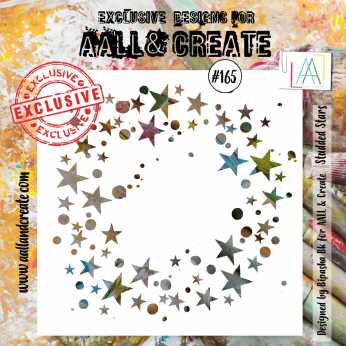 Aall and Create Stencil Studded Stars