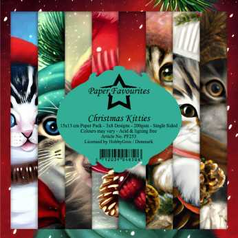 Paper Favourites Paper Pack Christmas Kitties