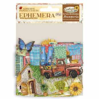 Stamperia Ephemera Elements and Sunflowers
