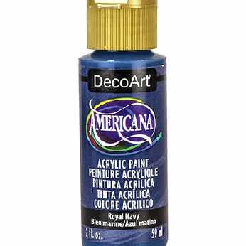Americana acrylic paint tropical blue
