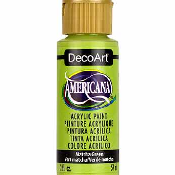 Americana acrylic paint matcha green