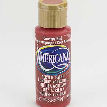 Americana acrylic Paint Country Red