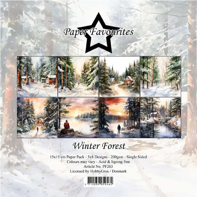 Paper Favourites Paper Pack Winter Forest