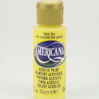 Americana acrylic paint sunny day