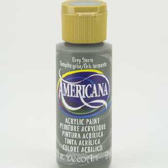 Americana acrylic paint grey storm