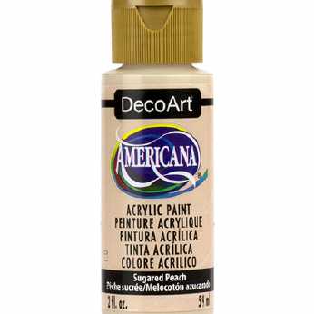Americana acrylic paint sugared peach