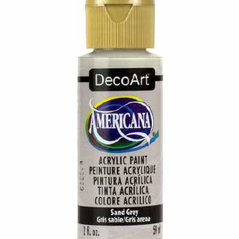 Americana acrylic paint sand grey