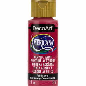 Americana acrylic paint wild berry