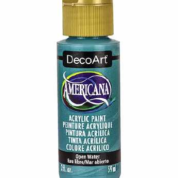 Americana acrylic paint open water