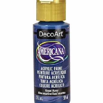 Americana acrylic paint royal navy