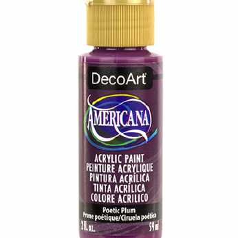 Americana acrylic paint poetic plum