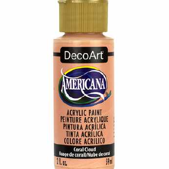 Americana acrylic paint coral cloud