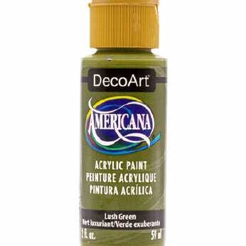 Americana acrylic paint lush green