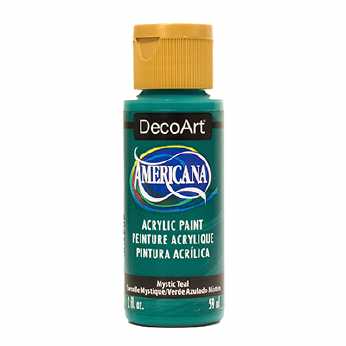 Americana acrylic paint mystic teal