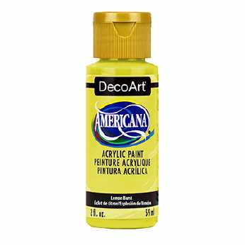 Americana acrylic paint lemon burst