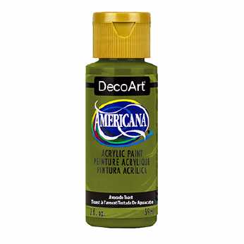 Americana acrylic paint avocado toast