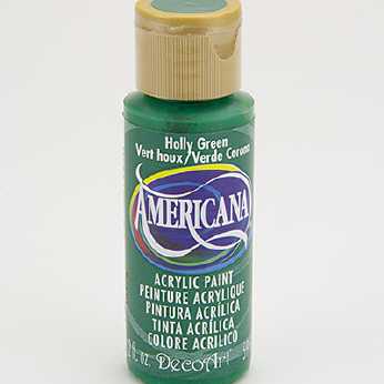 Americana acrylic paint holly green
