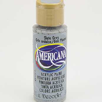 Americana acrylic paint slate grey