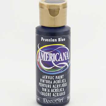 Americana acrylic paint prussian blue