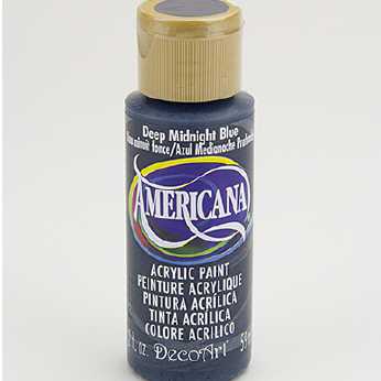 Americana acrylic paint deep midnight blue