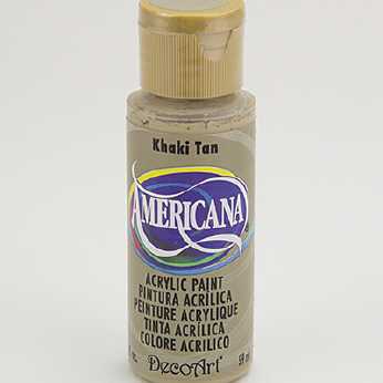 Americana acrylic paint khaki tan