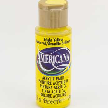 Americana acrylic Paint Bright Yellow
