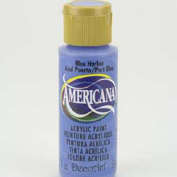 Americana acrylic paint blue harbor