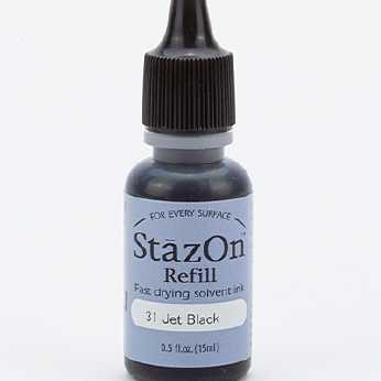 StazOn Refill Jet Black